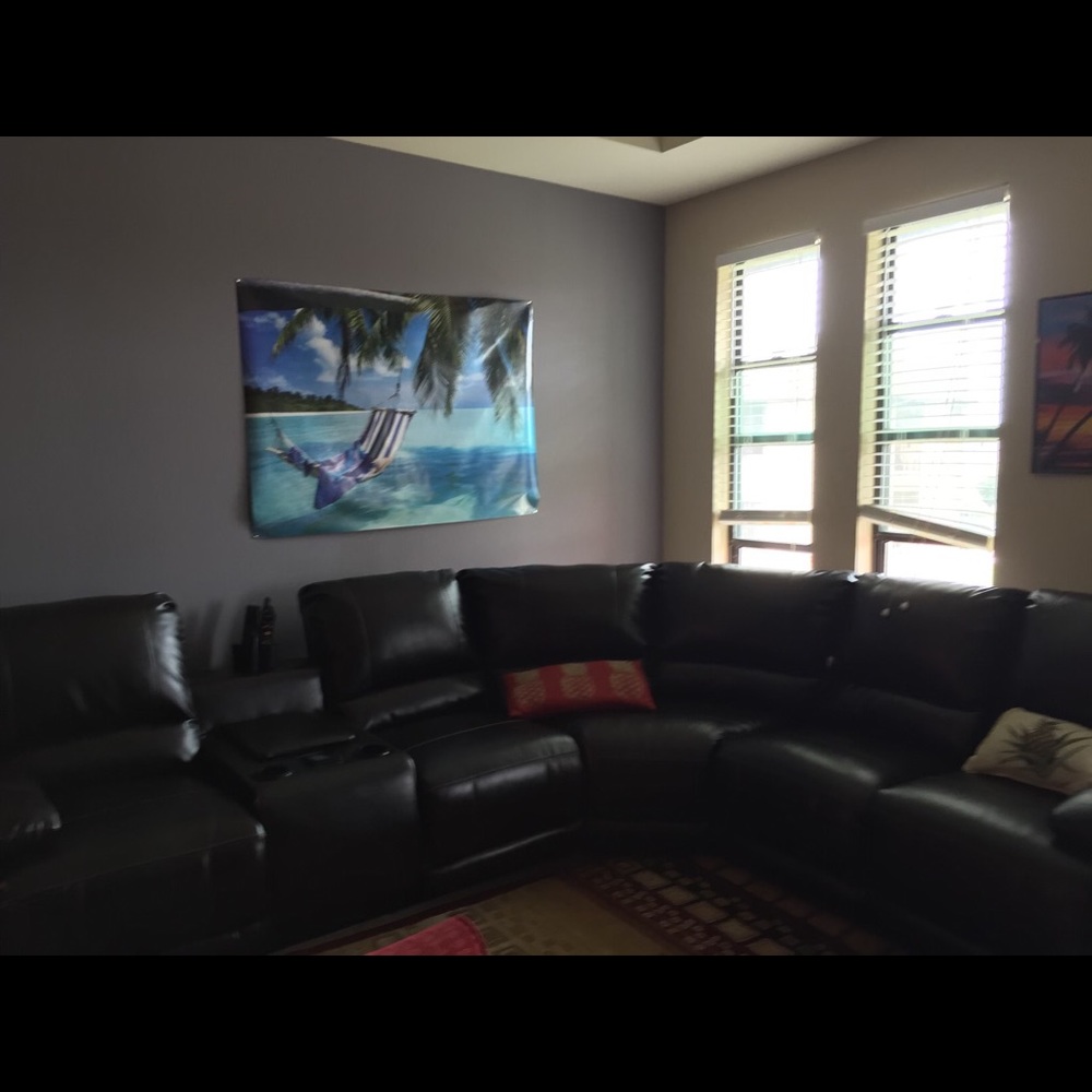 4 Piece Leather Tech Savvy Sectional